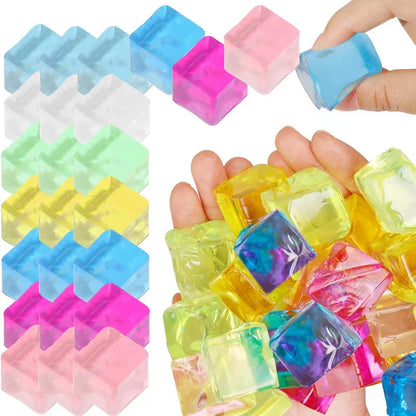 Squishy Ice Cube Fidget Stress Relief Squeeze Toy Adults Kids Birthday Party Favors Classroom Prizes Antiestrés Juguetes Squishy Ice Cube Fidget Stress Relief Squeeze Toy Adults Kids Birthday Party Favors Classroom Prizes Antiestrés Juguetes