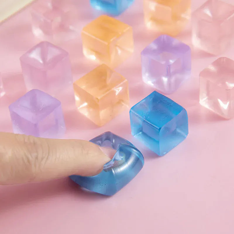 Squishy Ice Cube Fidget Toy Square Shape Squishy Stress Ball Squeeze Toys Stress Relief Sensory Toy For Kids Adults Gift Squishy Ice Cube Fidget Toy Square Shape Squishy Stress Ball Squeeze Toys Stress Relief Sensory Toy For Kids Adults Gift