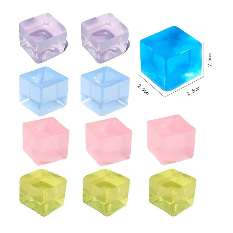 Squishy Ice Cube Fidget Toy Square Shape Squishy Stress Ball Squeeze Toys Stress Relief Sensory Toy For Kids Adults Gift Squishy Ice Cube Fidget Toy Square Shape Squishy Stress Ball Squeeze Toys Stress Relief Sensory Toy For Kids Adults Gift