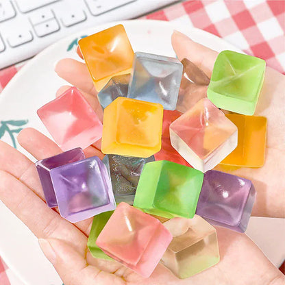 Squishy Ice Cube Fidget Toys - Stress Relief Balls for Anxiety & ADHD Squishy Ice Cube Fidget Toys - Stress Relief Squeeze Balls for Anxiety & ADHD