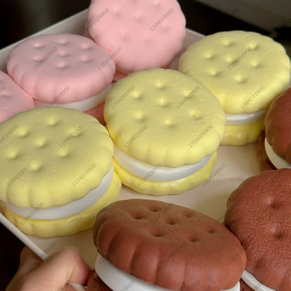 Squishy Mousse Cake Slow-Rising Stress Toy ASMR Fidget | Wahooly Squishy Mousse Cake Stress Toy — Slow-Rising, Hyper-Realistic, ASMR Fidget & Anxiety Relief
