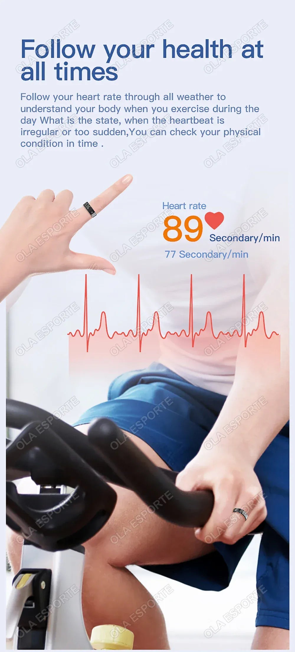 SR08 Smart Ring - LED Display, Gesture Control & Health Tracker | Wahooly SR08 Smart Ring with Charging Box for Men Women LED Display Screen Gesture Control Health Monitor 5ATM Waterproof Sports Rings