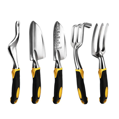 Stainless Steel Garden Hand Tools — Trowel, Cultivator & More | Wahooly Stainless Steel Garden Hand Tools — Ergonomic Trowel, Cultivator, Weeder, Transplanter & Weeding Fork