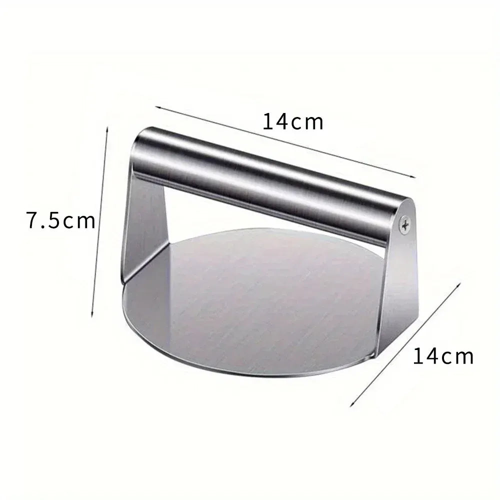Stainless Steel Smash Burger Press Hamburger Patties Meat Masher Circular Meat Press Mold for Deli Meats Kitchen Accessories Stainless Steel Smash Burger Press Hamburger Patties Meat Masher Circular Meat Press Mold for Deli Meats Kitchen Accessories