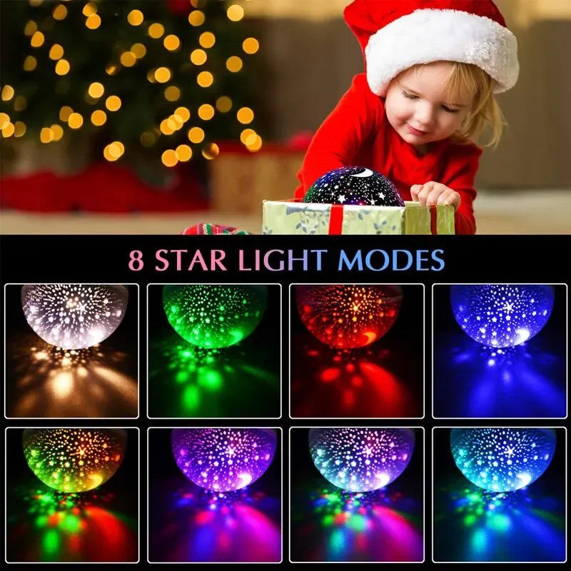 Starry Projector Night Light Rotating Sky Moon Lamp Starry Projector Night Light Rotating Sky Moon Lamp