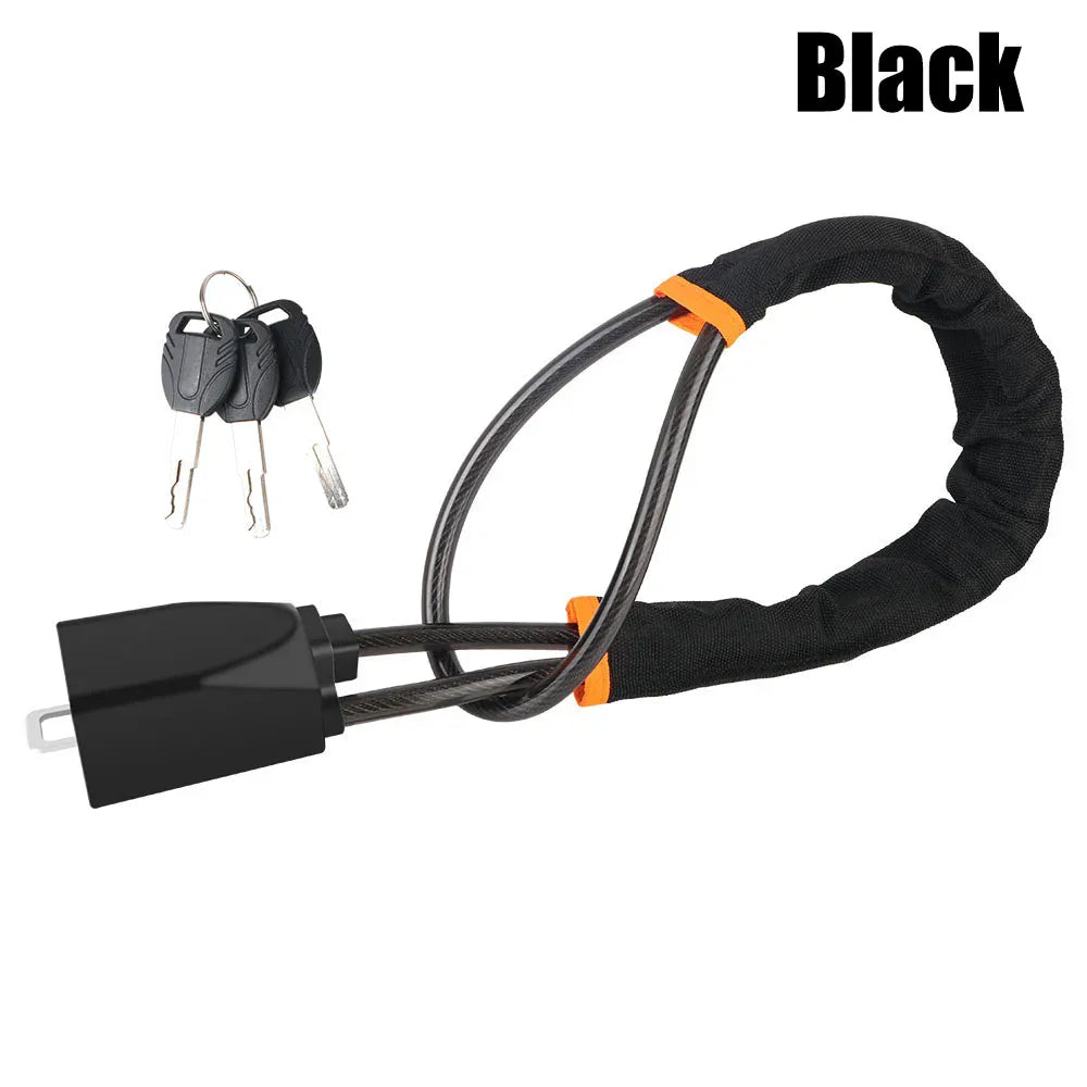 Steel Cable Steering Wheel Lock | Adjustable Anti-Theft Security Device – Universal Fit Steel Cable Steering Wheel Lock – Adjustable Anti-Theft Security Device for Cars, SUVs, Trucks & Vans