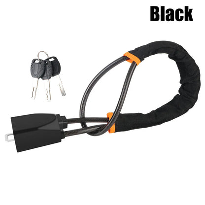 Steel Cable Steering Wheel Lock | Adjustable Anti-Theft Security Device – Universal Fit Steel Cable Steering Wheel Lock – Adjustable Anti-Theft Security Device for Cars, SUVs, Trucks & Vans