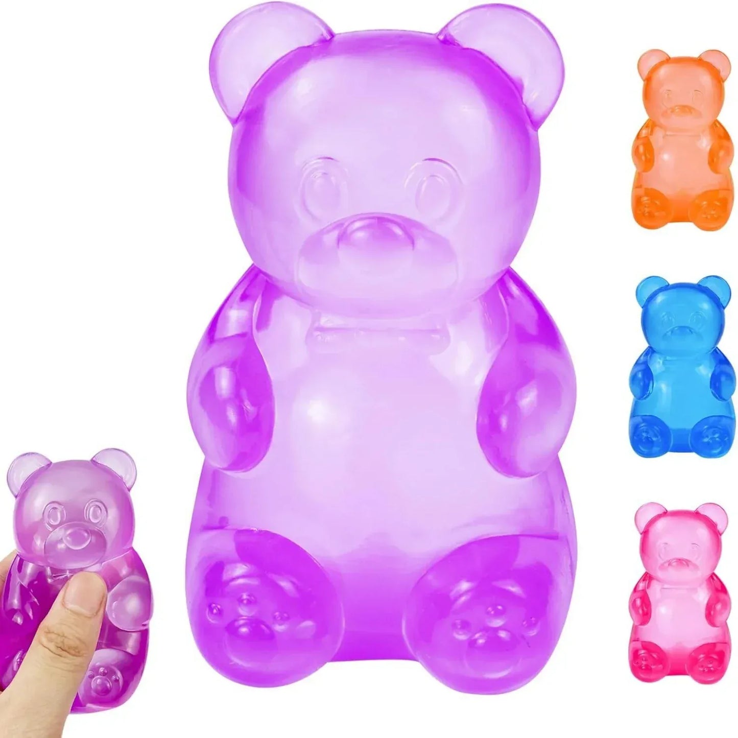 Stress Bear Squishy Ball Gummy Bear Toy Sugar Filled Squishy Toys for Kids Stress Relief Ultra-Soft Decompression Venting Toys Stress Bear Squishy Ball Gummy Bear Toy Sugar Filled Squishy Toys for Kids Stress Relief Ultra-Soft Decompression Venting Toys