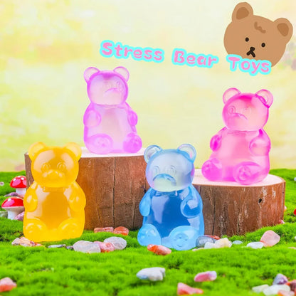 Stress Bear Squishy Ball Gummy Bear Toy Sugar Filled Squishy Toys for Kids Stress Relief Ultra-Soft Decompression Venting Toys Stress Bear Squishy Ball Gummy Bear Toy Sugar Filled Squishy Toys for Kids Stress Relief Ultra-Soft Decompression Venting Toys