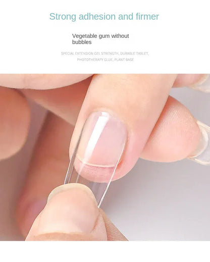 Strong Nail Glue - Quick Dry Acrylic Nail Adhesive | Wahooly Strong Nail Glue for Acrylic Nail Tips-Fake, Brush On, Quick Dry, Easy Application Durable & Long-Lasting Fast Glue False Nails