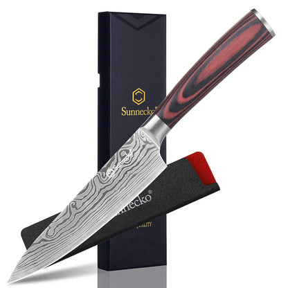 Sunnecko Chef's Knife 8“ 5.5” High Carbon Stainless Steel Kitchen Knives Slicing Tools Razor Sharp Meat Vegetable Cutting Knife Sunnecko Chef's Knife 8“ 5.5” High Carbon Stainless Steel Kitchen Knives Slicing Tools Razor Sharp Meat Vegetable Cutting Knife