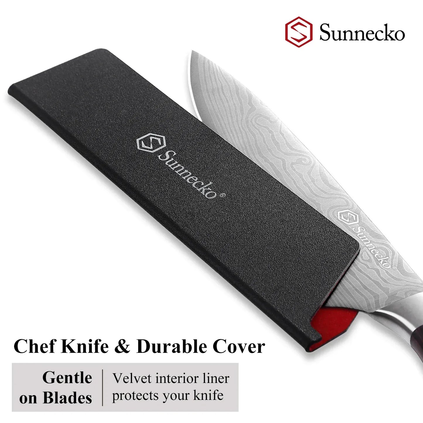 Sunnecko Chef's Knife 8“ 5.5” High Carbon Stainless Steel Kitchen Knives Slicing Tools Razor Sharp Meat Vegetable Cutting Knife Sunnecko Chef's Knife 8“ 5.5” High Carbon Stainless Steel Kitchen Knives Slicing Tools Razor Sharp Meat Vegetable Cutting Knife