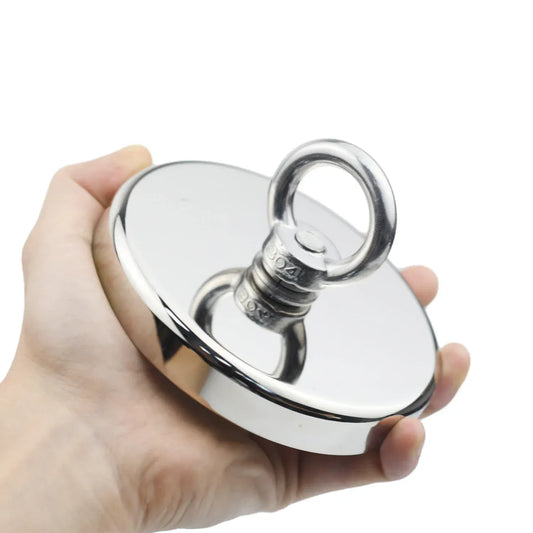 Super Strong Neodymium Fishing magnet Hooks N52 Heavy Duty magnet with Countersunk Hole Eyebolt 16-42mm Salvage Searcher Magnets Super Strong Neodymium Fishing magnet Hooks N52 Heavy Duty magnet with Countersunk Hole Eyebolt 16-42mm Salvage Searcher Magnets