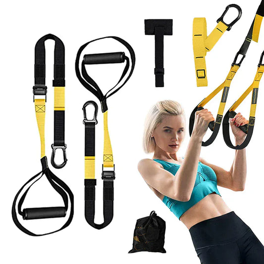Suspension Resistance Band Training System – 300+ Exercises, Home Gym | Wahooly Suspension Resistance Band Training System – Full Body Home Gym, 300+ Exercises