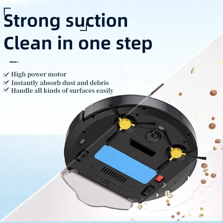Sweeping robot: Powerful suction, dry and wet cleaning, household cleaning, ultra-thin design for cleaning the entire house Sweeping robot: Powerful suction, dry and wet cleaning, household cleaning, ultra-thin design for cleaning the entire house