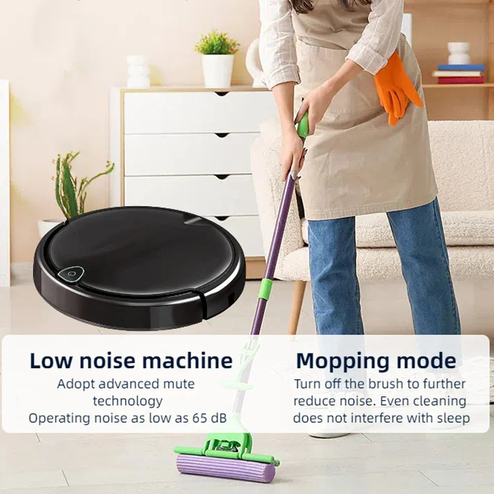 Sweeping robot: Powerful suction, dry and wet cleaning, household cleaning, ultra-thin design for cleaning the entire house Sweeping robot: Powerful suction, dry and wet cleaning, household cleaning, ultra-thin design for cleaning the entire house