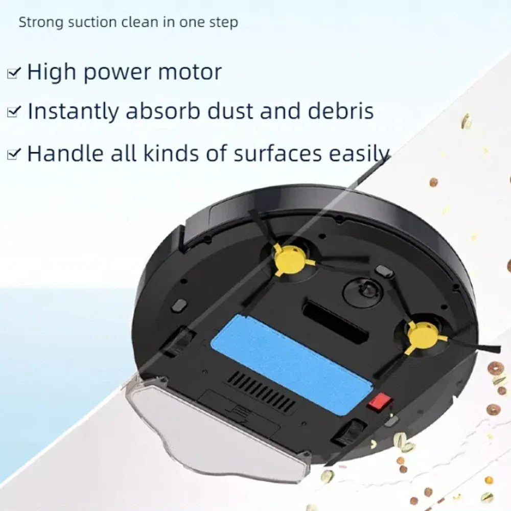 Sweeping robot: Powerful suction, dry and wet cleaning, household cleaning, ultra-thin design for cleaning the entire house Sweeping robot: Powerful suction, dry and wet cleaning, household cleaning, ultra-thin design for cleaning the entire house