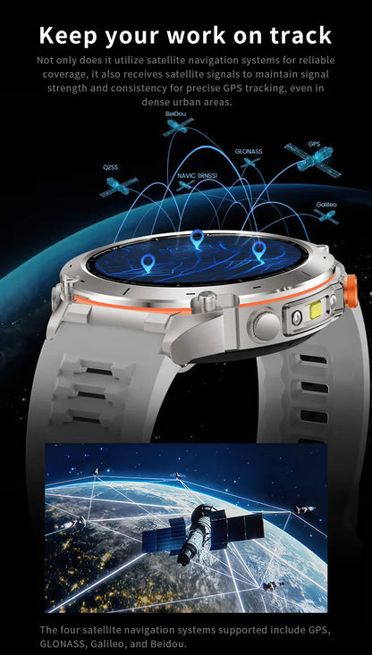 T-Rex 3 GPS Military Smart Watch – 10ATM Waterproof AMOLED | Wahooly T-Rex 3 GPS Military Smart Watch – 1.43" AMOLED, 10ATM Waterproof & Dual-Band GNSS