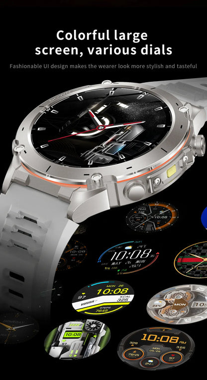 T-Rex 3 GPS Military Smart Watch – 10ATM Waterproof AMOLED | Wahooly T-Rex 3 GPS Military Smart Watch – 1.43" AMOLED, 10ATM Waterproof & Dual-Band GNSS