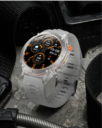T-Rex 3 GPS Military Smart Watch – 10ATM Waterproof AMOLED | Wahooly T-Rex 3 GPS Military Smart Watch – 1.43" AMOLED, 10ATM Waterproof & Dual-Band GNSS