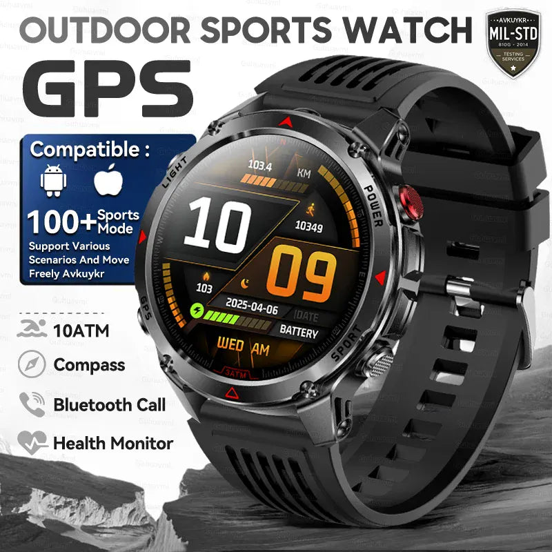 T-Rex 3 Pro Military GPS Smartwatch – Dual-Band GNSS, AMOLED & 10ATM | Wahooly T-Rex 3 Pro Military GPS Smartwatch – Dual-Band GNSS, AMOLED, Altimeter & 10ATM Swim-Proof