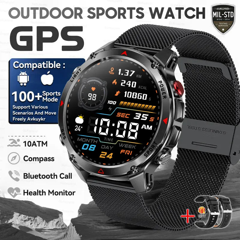 T-Rex 3 Pro Military GPS Smartwatch – Dual-Band GNSS, AMOLED & 10ATM | Wahooly T-Rex 3 Pro Military GPS Smartwatch – Dual-Band GNSS, AMOLED, Altimeter & 10ATM Swim-Proof