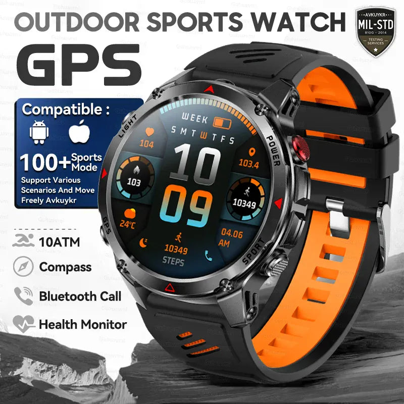 T-Rex 3 Pro Military GPS Smartwatch – Dual-Band GNSS, AMOLED & 10ATM | Wahooly T-Rex 3 Pro Military GPS Smartwatch – Dual-Band GNSS, AMOLED, Altimeter & 10ATM Swim-Proof