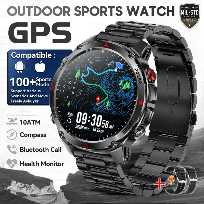 T-Rex 3 Pro Military GPS Smartwatch – Dual-Band GNSS, AMOLED & 10ATM | Wahooly T-Rex 3 Pro Military GPS Smartwatch – Dual-Band GNSS, AMOLED, Altimeter & 10ATM Swim-Proof