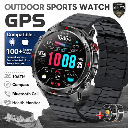 T-Rex 3 Pro Military GPS Smartwatch – Dual-Band GNSS, AMOLED & 10ATM | Wahooly T-Rex 3 Pro Military GPS Smartwatch – Dual-Band GNSS, AMOLED, Altimeter & 10ATM Swim-Proof
