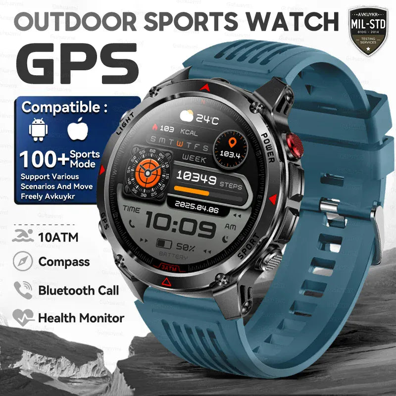 T-Rex 3 Pro Military GPS Smartwatch – Dual-Band GNSS, AMOLED & 10ATM | Wahooly T-Rex 3 Pro Military GPS Smartwatch – Dual-Band GNSS, AMOLED, Altimeter & 10ATM Swim-Proof