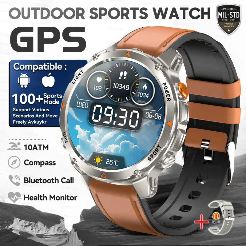 T-Rex 3 Pro Military GPS Smartwatch – Dual-Band GNSS, AMOLED & 10ATM | Wahooly T-Rex 3 Pro Military GPS Smartwatch – Dual-Band GNSS, AMOLED, Altimeter & 10ATM Swim-Proof