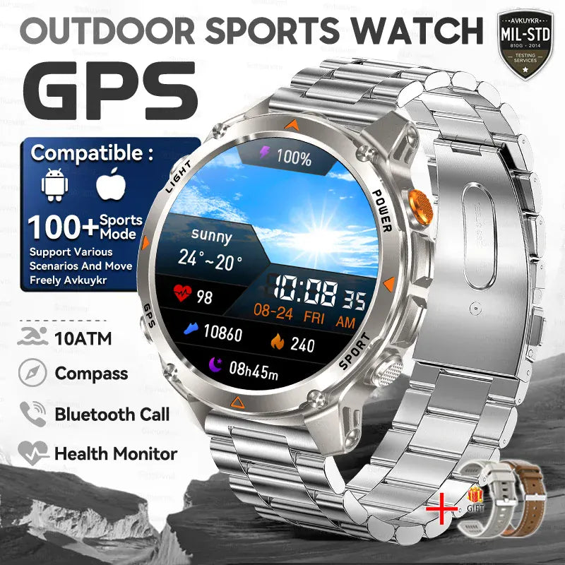 T-Rex 3 Pro Military GPS Smartwatch – Dual-Band GNSS, AMOLED & 10ATM | Wahooly T-Rex 3 Pro Military GPS Smartwatch – Dual-Band GNSS, AMOLED, Altimeter & 10ATM Swim-Proof