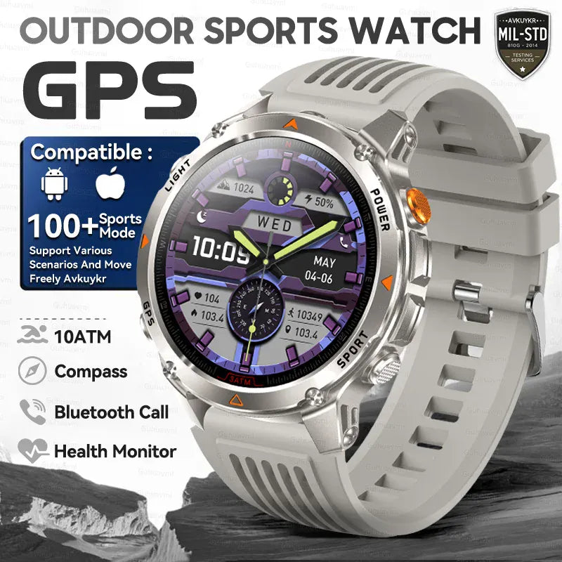 T-Rex 3 Pro Military GPS Smartwatch – Dual-Band GNSS, AMOLED & 10ATM | Wahooly T-Rex 3 Pro Military GPS Smartwatch – Dual-Band GNSS, AMOLED, Altimeter & 10ATM Swim-Proof