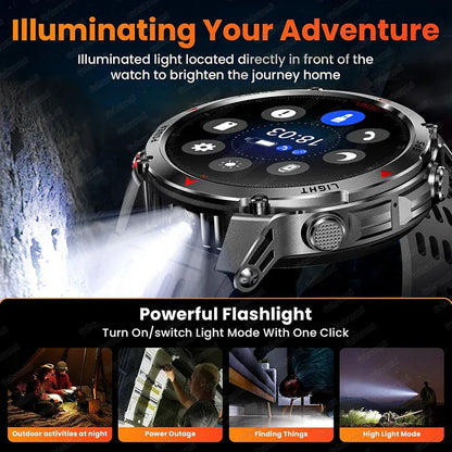 T-Rex 3 Pro Military GPS Smartwatch – Dual-Band GNSS, AMOLED & 10ATM | Wahooly T-Rex 3 Pro Military GPS Smartwatch – Dual-Band GNSS, AMOLED, Altimeter & 10ATM Swim-Proof