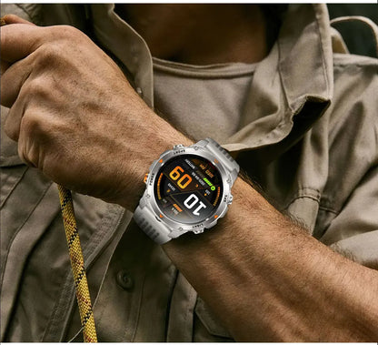 T-Rex 3 Pro Military GPS Smartwatch – Dual-Band GNSS, AMOLED & 10ATM | Wahooly T-Rex 3 Pro Military GPS Smartwatch – Dual-Band GNSS, AMOLED, Altimeter & 10ATM Swim-Proof