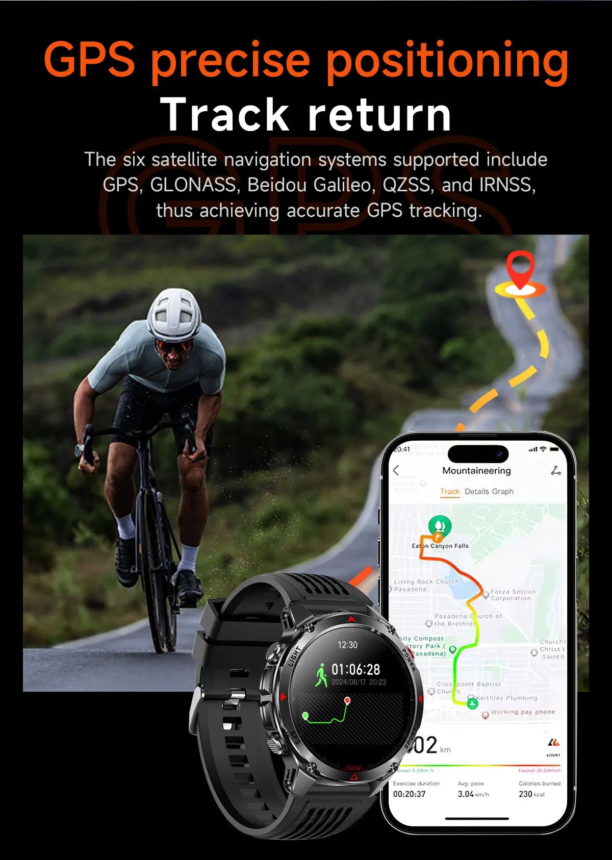 T-Rex 3 Pro Military GPS Smartwatch – Dual-Band GNSS, AMOLED & 10ATM | Wahooly T-Rex 3 Pro Military GPS Smartwatch – Dual-Band GNSS, AMOLED, Altimeter & 10ATM Swim-Proof
