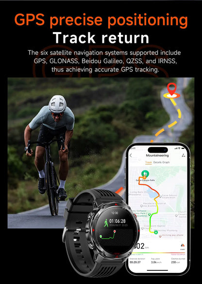 T-Rex 3 Pro Military GPS Smartwatch – Dual-Band GNSS, AMOLED & 10ATM | Wahooly T-Rex 3 Pro Military GPS Smartwatch – Dual-Band GNSS, AMOLED, Altimeter & 10ATM Swim-Proof