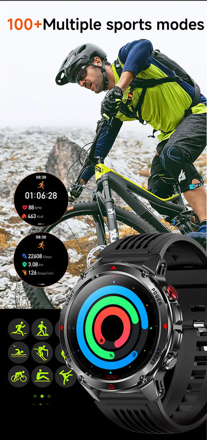 T-Rex 3 Pro Military GPS Smartwatch – Dual-Band GNSS, AMOLED & 10ATM | Wahooly T-Rex 3 Pro Military GPS Smartwatch – Dual-Band GNSS, AMOLED, Altimeter & 10ATM Swim-Proof