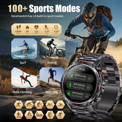 T-Rex 3 Pro Military GPS Smartwatch – Dual-Band GNSS, AMOLED & 10ATM | Wahooly T-Rex 3 Pro Military GPS Smartwatch – Dual-Band GNSS, AMOLED, Altimeter & 10ATM Swim-Proof