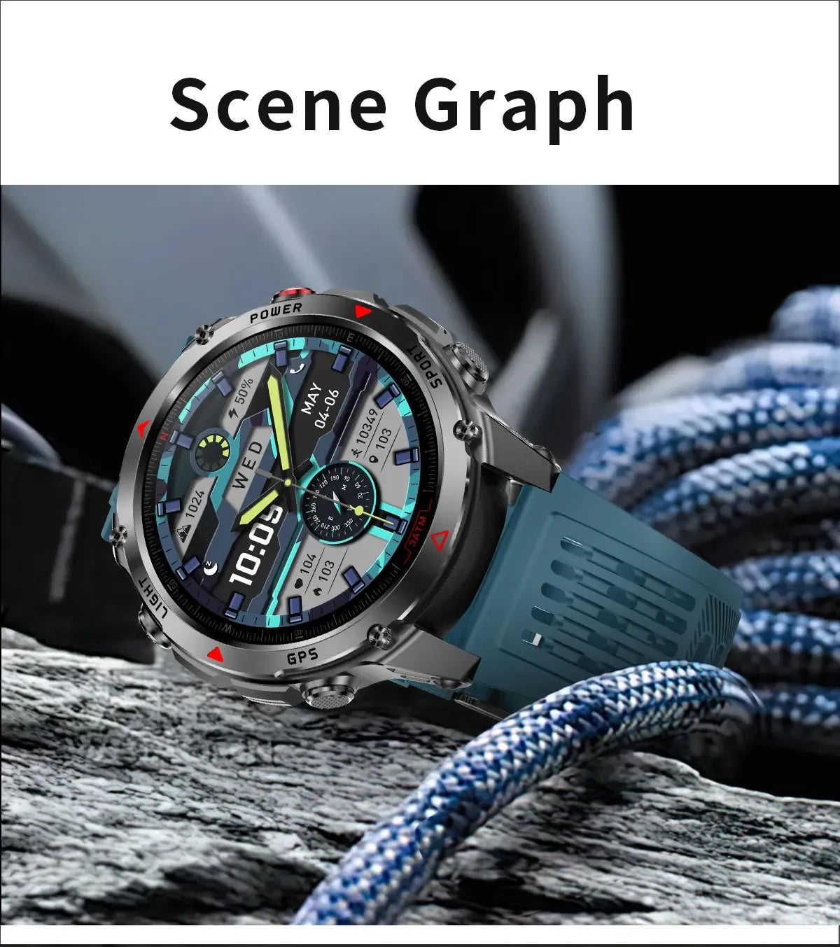 T-Rex 3 Pro Military GPS Smartwatch – Dual-Band GNSS, AMOLED & 10ATM | Wahooly T-Rex 3 Pro Military GPS Smartwatch – Dual-Band GNSS, AMOLED, Altimeter & 10ATM Swim-Proof
