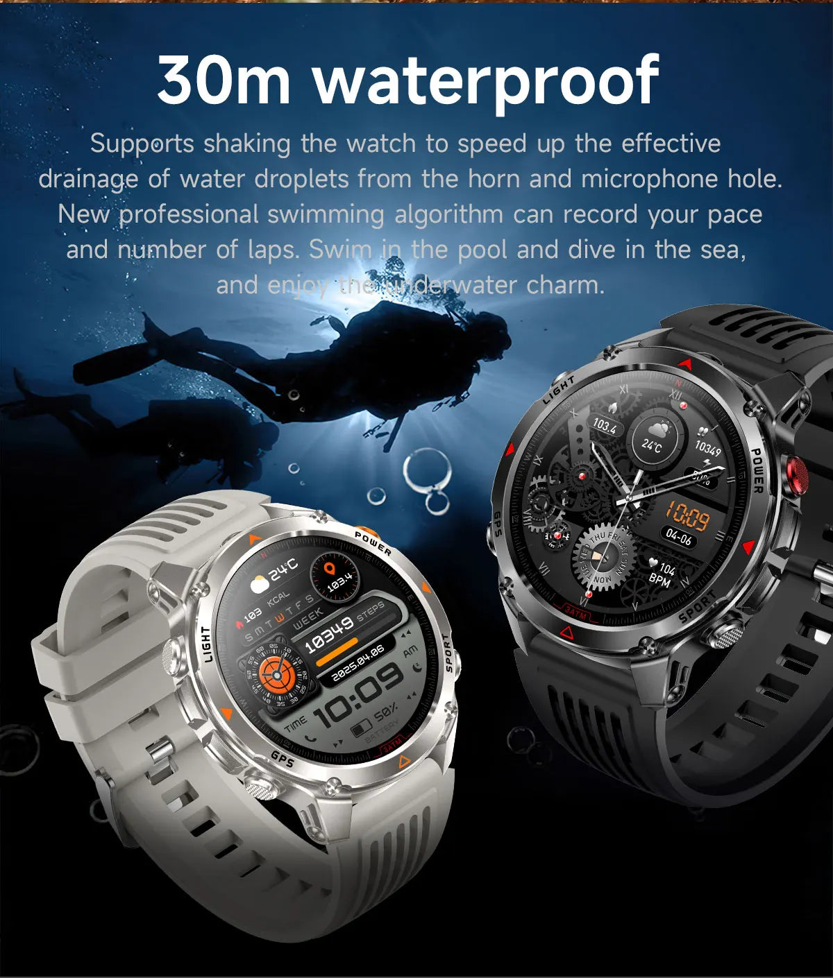 T-Rex 3 Pro Military GPS Smartwatch – Dual-Band GNSS, AMOLED & 10ATM | Wahooly T-Rex 3 Pro Military GPS Smartwatch – Dual-Band GNSS, AMOLED, Altimeter & 10ATM Swim-Proof