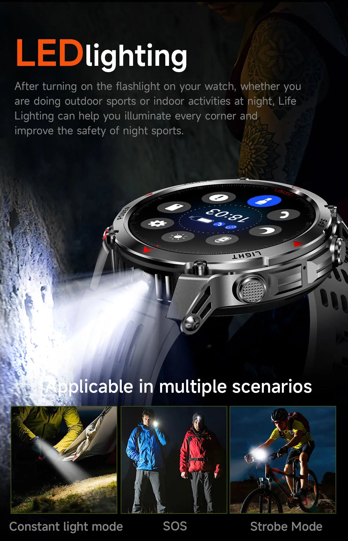 T-Rex 3 Pro Military GPS Smartwatch – Dual-Band GNSS, AMOLED & 10ATM | Wahooly T-Rex 3 Pro Military GPS Smartwatch – Dual-Band GNSS, AMOLED, Altimeter & 10ATM Swim-Proof
