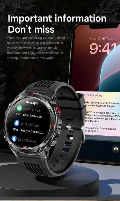T-Rex 3 Pro Military GPS Smartwatch – Dual-Band GNSS, AMOLED & 10ATM | Wahooly T-Rex 3 Pro Military GPS Smartwatch – Dual-Band GNSS, AMOLED, Altimeter & 10ATM Swim-Proof