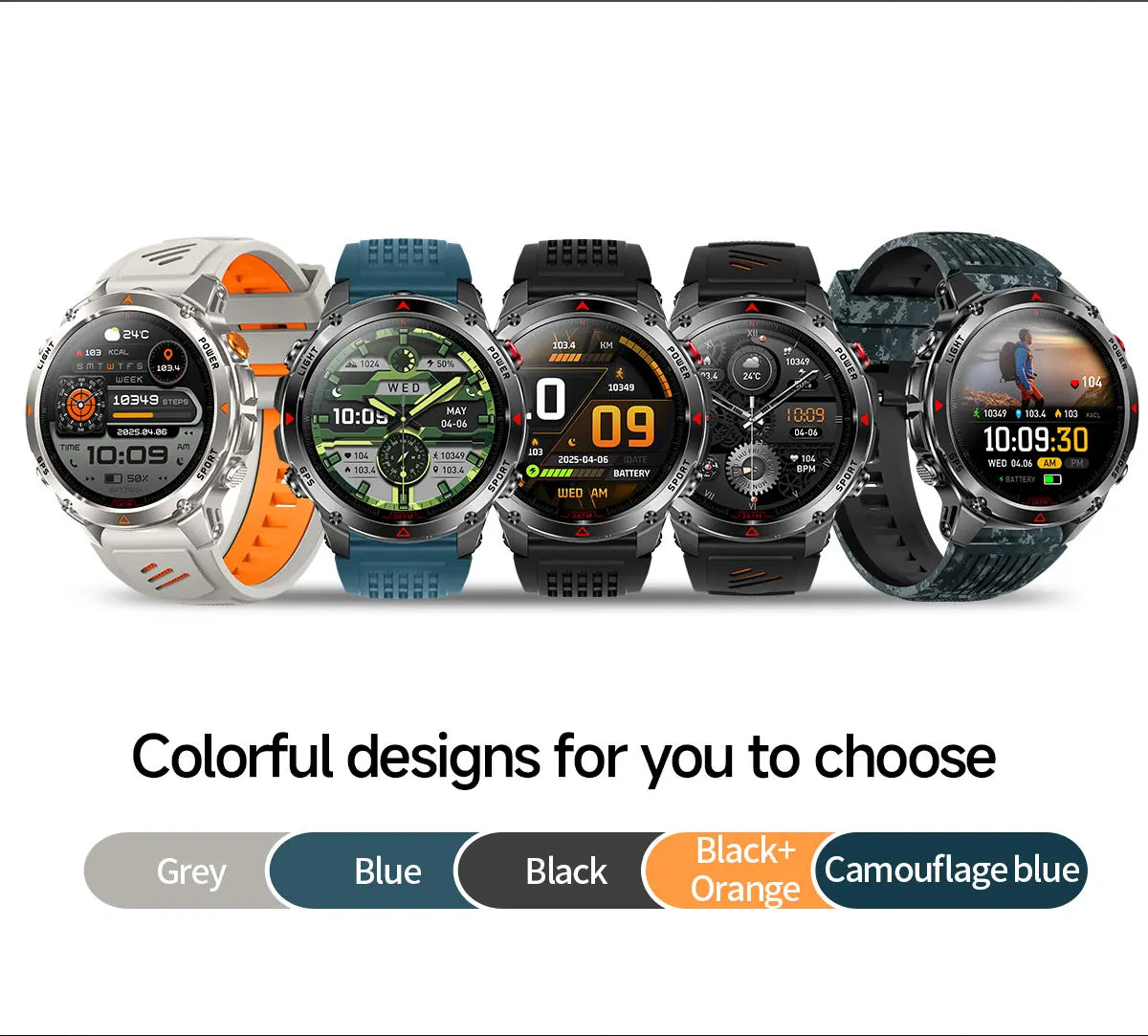 T-Rex 3 Pro Military GPS Smartwatch – Dual-Band GNSS, AMOLED & 10ATM | Wahooly T-Rex 3 Pro Military GPS Smartwatch – Dual-Band GNSS, AMOLED, Altimeter & 10ATM Swim-Proof