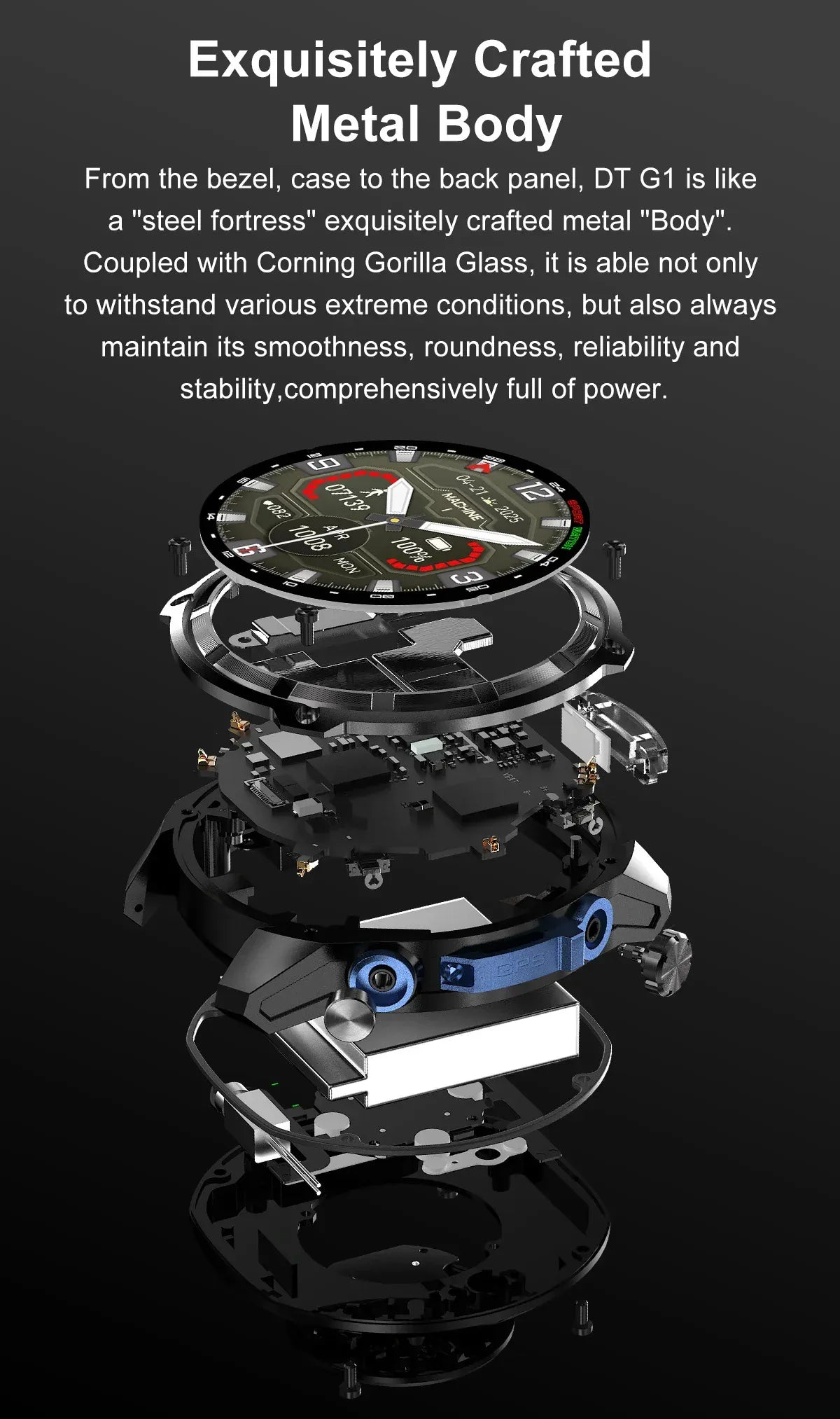 T-Rex Pro Dual-Band GPS Military Smartwatch – Offline Maps & 30-Day Battery | Wahooly T-Rex Pro Dual-Band GPS Military Smartwatch – Offline Maps, 10ATM & 30-Day Battery