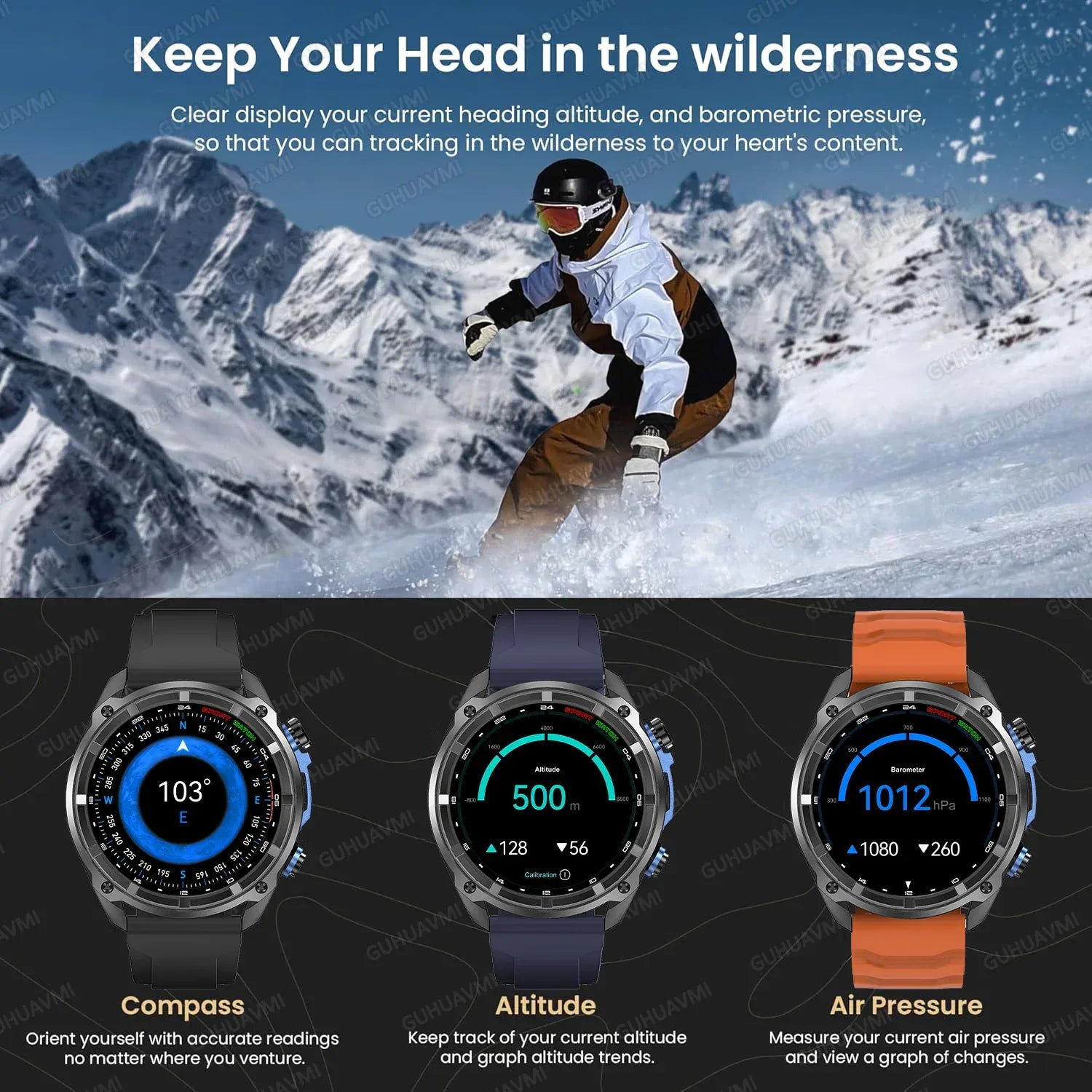 T-Rex Pro Dual-Band GPS Military Smartwatch – Offline Maps & 30-Day Battery | Wahooly T-Rex Pro Dual-Band GPS Military Smartwatch – Offline Maps, 10ATM & 30-Day Battery