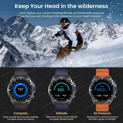 T-Rex Pro Dual-Band GPS Military Smartwatch – Offline Maps & 30-Day Battery | Wahooly T-Rex Pro Dual-Band GPS Military Smartwatch – Offline Maps, 10ATM & 30-Day Battery