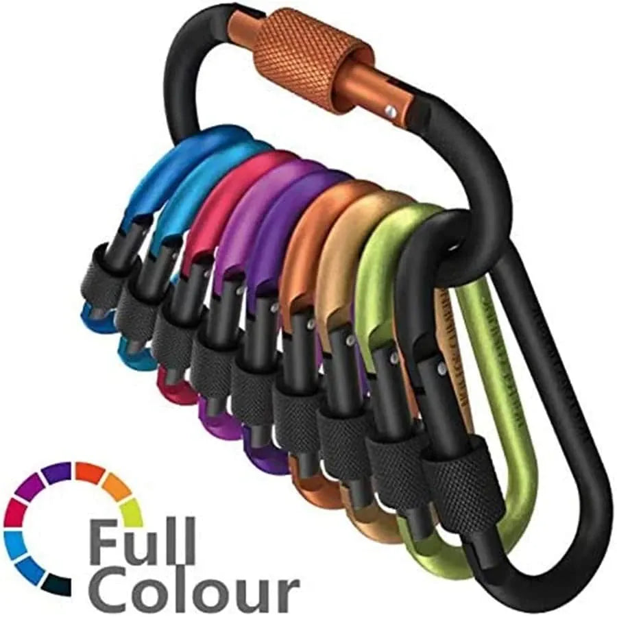 Tactical Carabiner Tourist Carabin Clip Keys Keychain Set Aluminum Alloy Camping Survival Buckle Multi Tool Key Holder Tactical Carabiner Tourist Carabin Clip Keys Keychain Set Aluminum Alloy Camping Survival Buckle Multi Tool Key Holder