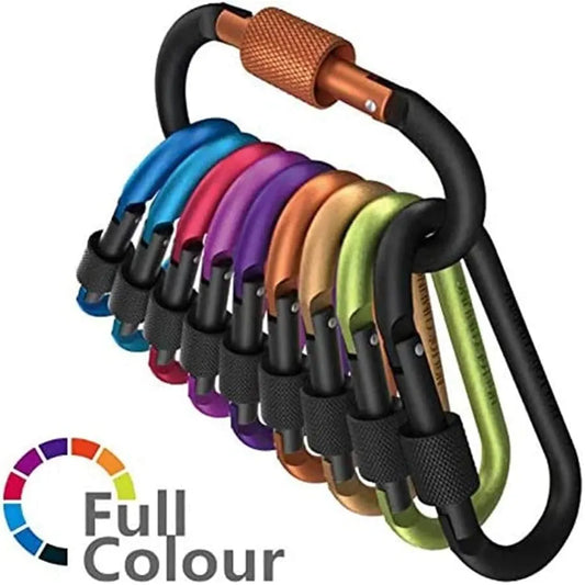 Tactical Carabiner Tourist Carabin Clip Keys Keychain Set Aluminum Alloy Camping Survival Buckle Multi Tool Key Holder Tactical Carabiner Tourist Carabin Clip Keys Keychain Set Aluminum Alloy Camping Survival Buckle Multi Tool Key Holder