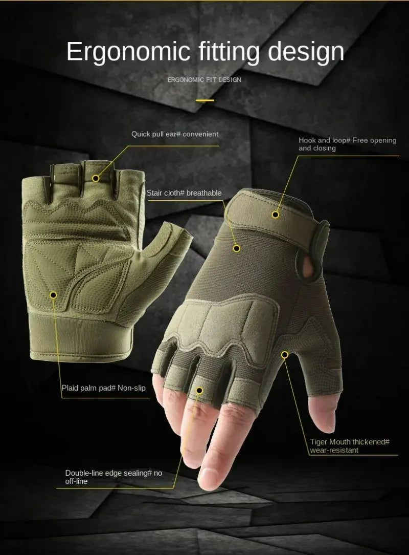 Tactical Motorcycle Gloves | Hard Knuckle, Windproof & Waterproof | M-XL — Wahooly Tactical Motorcycle Gloves | Hard Knuckle, Windproof & Waterproof | Men & Women | M, L, XL | Black, Khaki, Camo